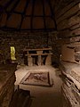 Reconstructed house interior at Skara Brae