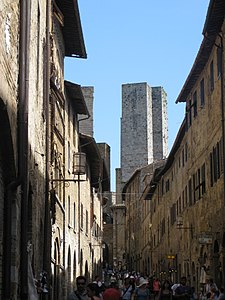 middle age sky scrapers in town