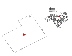 Location of Hamilton, Texas