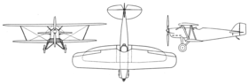 vue en plan de l’avion