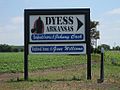 En Arkansas, la petite ville de Dyess, l'État natal du célèbre chanteur folk et country Johnny Cash.