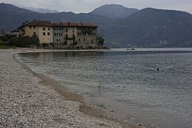 Le lac de Côme vu de Lierna.