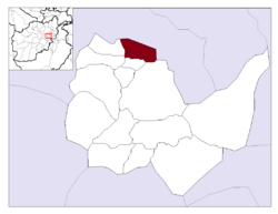 Location in Kabul Province