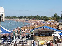 A beach in Anapa