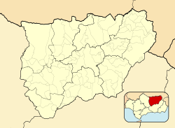 Espeluy is located in Province of Jaén (Spain)