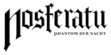 Description de l'image Nosferatu Phantom der Nacht movie horizontal black logo.png.