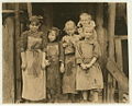 Image 9Children workers c. 1912. Some children who worked in South Carolina textile mills went to school half a day and worked before and after school—and eight or nine hours on Saturday. (from South Carolina)