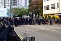 STC in Sai Yee Street creating a riot blockade.