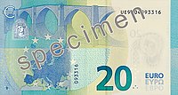 20 Euro, Rückseite