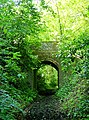 Bridge over a footpath