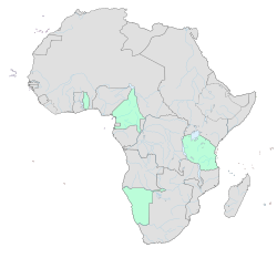 German colonies in Africa in 1913