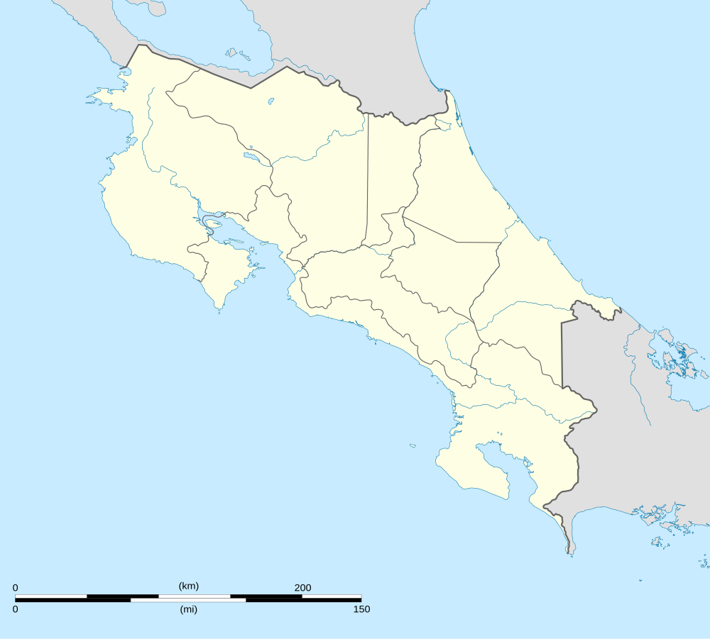 2018–19 Liga FPD is located in Costa Rica