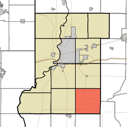 Location in Vigo County