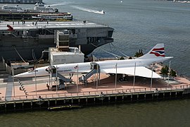 Concorde on pier 86, left side