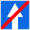 End of one-way road