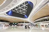 Satellite concourse hall