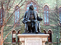 Image 38The statue of Benjamin Franklin on the campus of the University of Pennsylvania, an Ivy League institution in Philadelphia ranked one of world's top universities (from Pennsylvania)