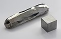 Cadmium crystal bar and cadmium cube