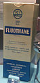 Image 17Exhibit of ICI's Fluothane (Halothane), discovered at Widnes, at Catalyst Science Discovery Centre, near Spike Island in Widnes (from North West England)