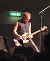 Jeff Ament on stage with Pearl Jam in Bologna, Italy on September 14, 2006.
