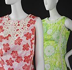 Lilly Pulitzer dresses in Suzie Zuzek prints, c. 1965