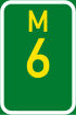 Metropolitan route M6 shield