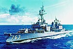 Destroyer USS William C. Lawe (DD-763)