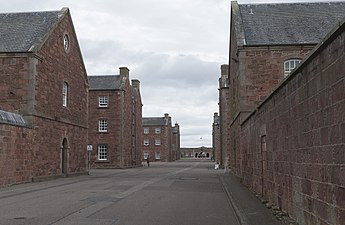 The fort's barracks