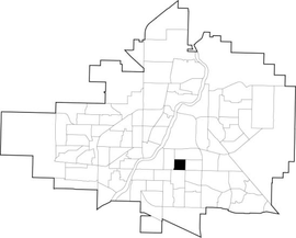 Grosvenor Park location map