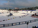 Athleten während der ersten Tour-de-Ski-Etappe in Oberhof