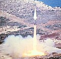 Nike-Hercules firing at NAMFI by 220 Squadron RNLAF, from Souda Bay, Greece