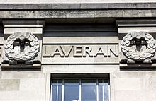 Laveran's name on the LSHTM Frieze