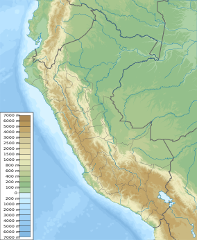 Map showing the location of Cotahuasi Subbasin Landscape Reserve