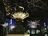 The square at Christmas.