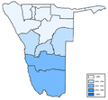 Distribuzione dell'afrikaans