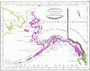 Российские владения в Северной Америке (1835)