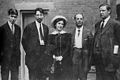 Image 7Strike leaders at the Paterson silk strike of 1913. From left, Patrick Quinlan, Carlo Tresca, Elizabeth Gurley Flynn, Adolph Lessig, and Bill Haywood.