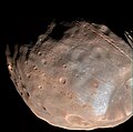 Phobos, High Resolution Image, Mars Reconnaissance Orbiter (2008)