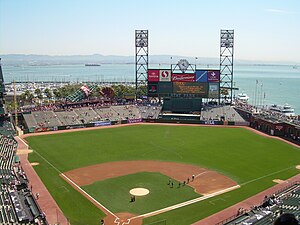 Der AT&T Park am 24. Juli 2016