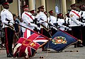 Royal Bermuda Regiment in No. 3 dress at Queen's Birthday Parade on 10 June 2017