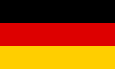 Flagge der Bundesrepublik Deutschland in Schwarz Rot Gelb (Gold)