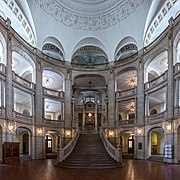 Kammergericht, Berlin-Schöneberg, Treppenhalle