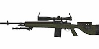 רובה קלעים M14 DMR המבוסס על רובה M14 בקליבר 7.62 מ"מ