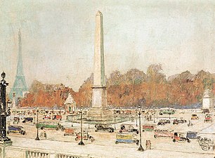 Pierre Thévenet, Place de la Concorde, 1922.