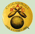 ◣restored vintage◢ 15:17, 20 May 2019 — ABC tournament badge, 1901