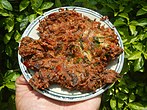 Tortang alamang (alamang shrimp)