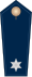 Blue epaulette with 1 silver star