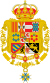 Escudo de Ferrando VII d'Espanya