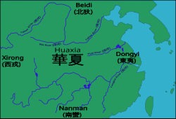 Non-Hans peoples on the outskirts of the Zhou dynasty.