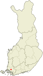 Location of Paattinen in Finland